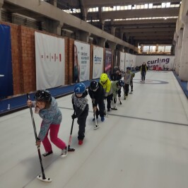 Třeťáci na curlingu v Brně